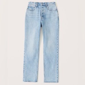 Abercrombie & Fitch Curve Love High Rise Dad Jean